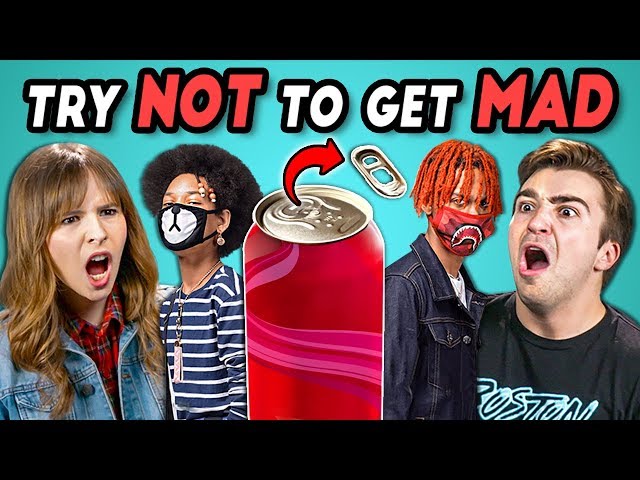College Kids React To Try Not To Get Mad Challenge