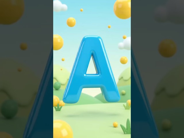 ABCD A to Z Alphabet | 3D ABCD Alphabet Song for Kids | Learn ABCD