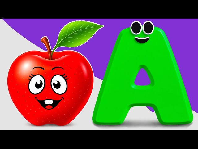 ABC Phonics Song for Kids 🎵 | Learn A to Z Alphabet with Fun Words | English Letters & Sounds