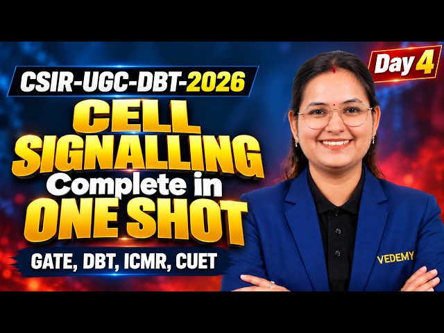 Cell Signalling ONE SHOT | UGC-CSIR-DBT Life Science | Unit 4 | Dec 2026 | Dr. Ravina Rai |