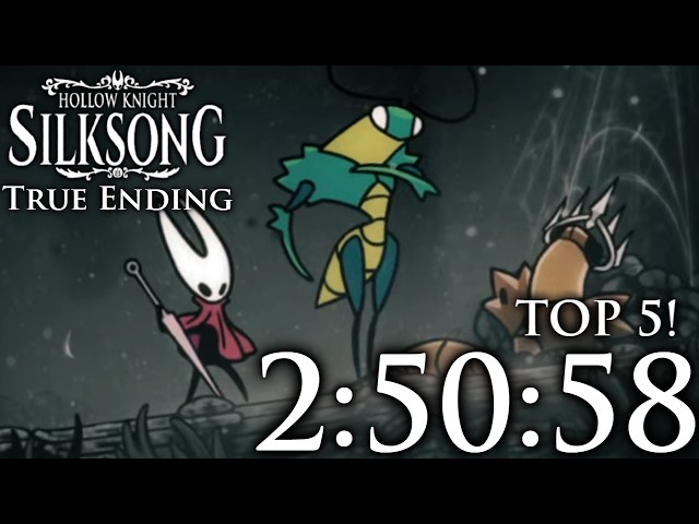 Silksong: True Ending Speedrun in 2:50:58! (TOP 5)