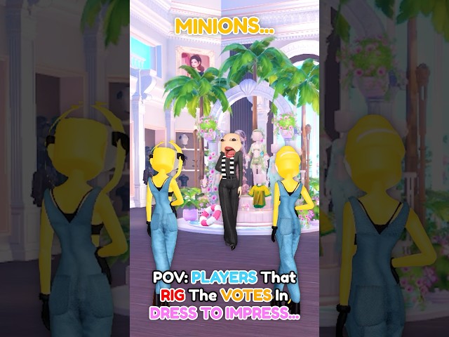PLAYERS That RIG THE VOTES In DRESS TO IMPRESS… 😭 #roblox #robloxshorts #dresstoimpress