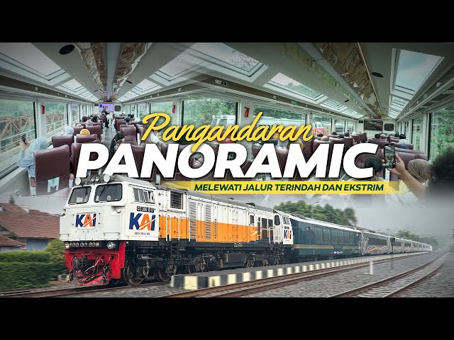 LUXURY TRAIN ON THE MOST BEAUTIFUL EXTREME ROUTE‼️ Pangandaran Panoramic Jakarta - Banjar Train T...