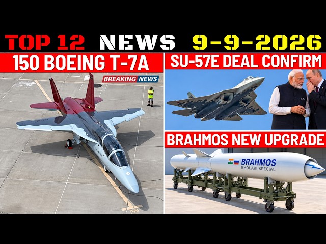 Indian Defence Updates : 150 Boeing T-7,Brahmos New Upgrade,295 Zorawar Deal,1000 Km Naval Drone