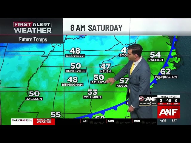 First Alert Forecast: Very strong cold front; fall temps incoming