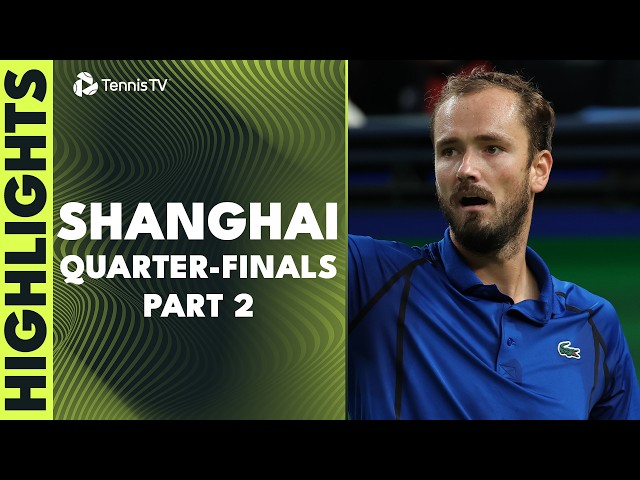 Jodar & Ruud Lock Horns, Medvedev Plays Paul | Shanghai 2026 Quarter-Finals Highlights