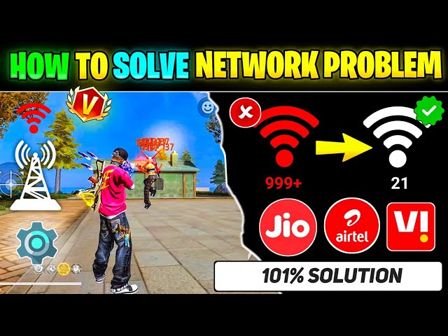 Free Fire Network Problem || Free Fire Me Network Problem Kaise Thik Kare || Free Fire Ping Problem