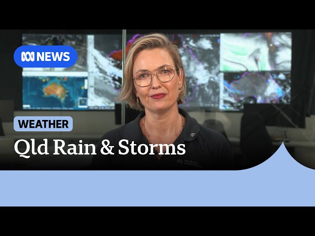 Chance of severe storms across Queensland after record rainfall | ABC NEWS