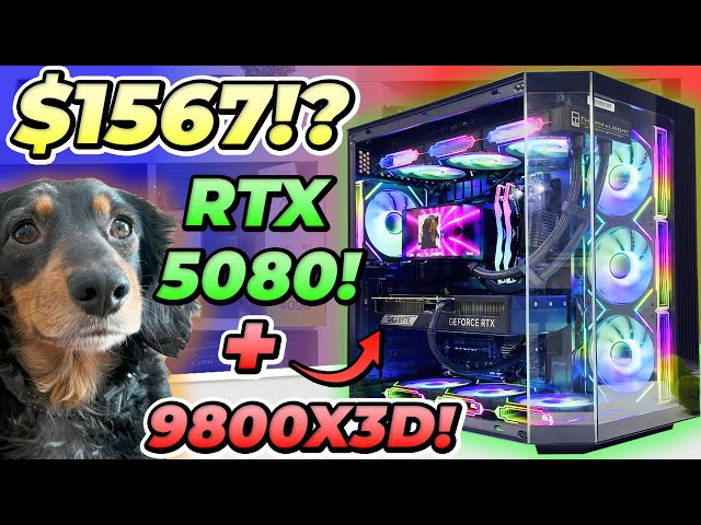 The BEST Budget-High End Gaming PC Built in 2025 (Nvidia RTX 5080 +  AMD Ryzen 9800X3D)