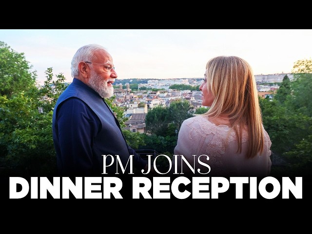 PM Modi attends dinner hosted by Italian PM Giorgia Meloni