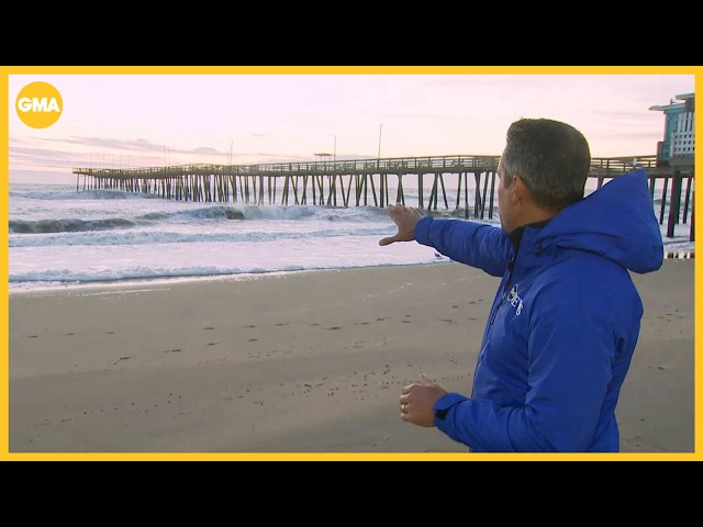 Nor’easter lashes East Coast