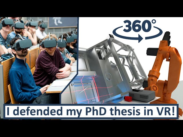 My PhD (defense in VR) in VR (VR presentation)