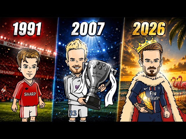 Evolution of david beckham (animated)
