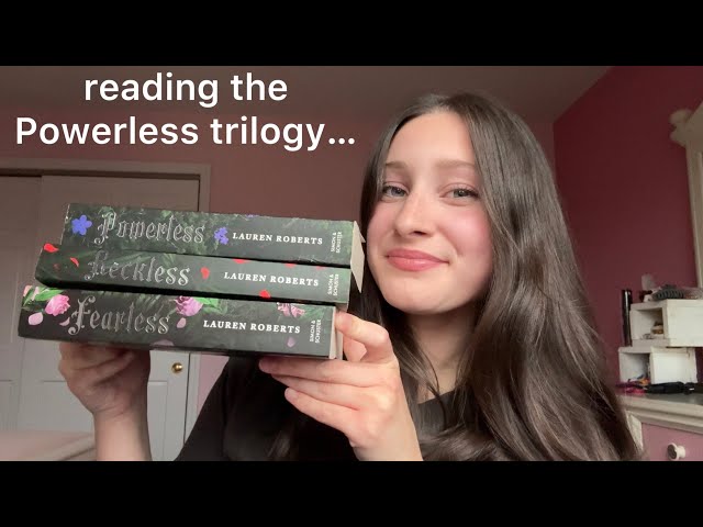 I finally read the Powerless trilogy…. (a spoiler-free reading vlog) 