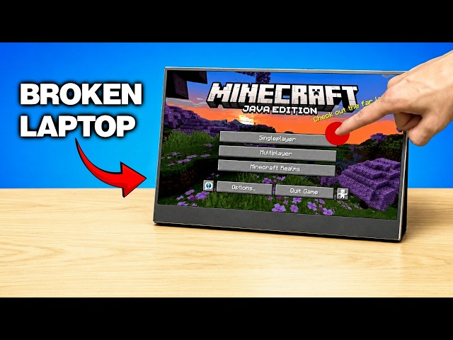 I Built This PC From a Broken Old Laptop!