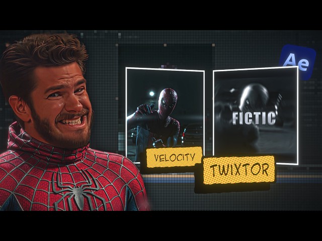 Velocity Twixtor Edit Tutorial in After Effects | Fictic Editz 