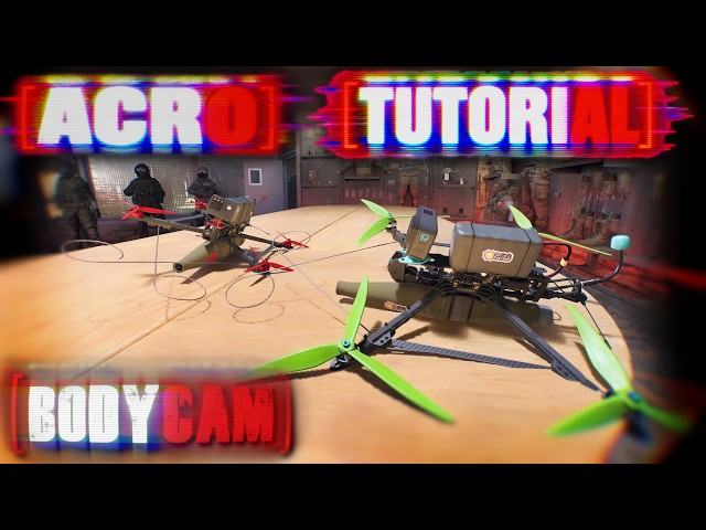 Kamikaze Drone ACRO flight tutorial The basics! | BODYCAM GAME