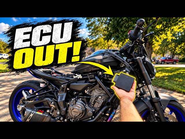 Yamaha MT-07 ECU Removal | Step-by-Step + Shipping to VCyclenut