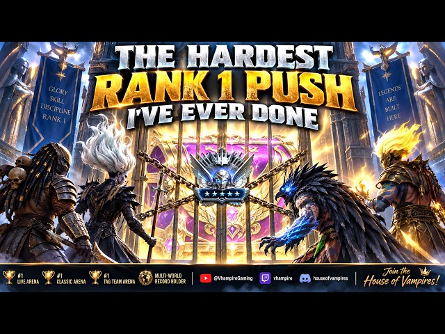 NO CLAN. NO HELP. RANK 1 PLATINUM ARENA PUSH! | Raid Shadow Legends