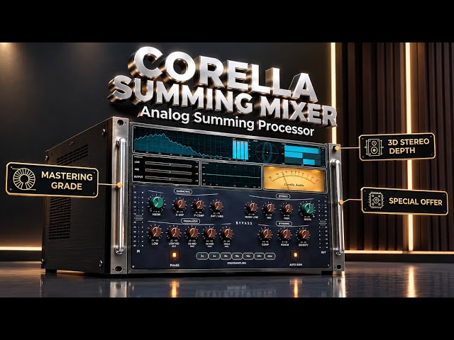 Luxora Audio - CORELLA Summing Mixer Plugin • Stems Mastering