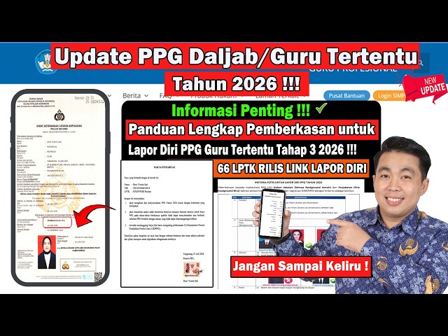 Latest Update !!! COMPLETE DOCUMENTATION GUIDE FOR PPG DALJAB PHASE 3 REGISTRATION 2026 !!!