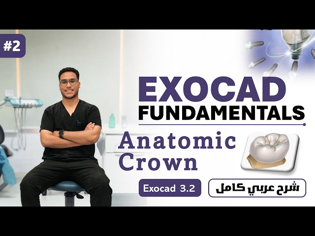 الدرس الثاني | تصميم تاج خلفي | Posterior Crown Design