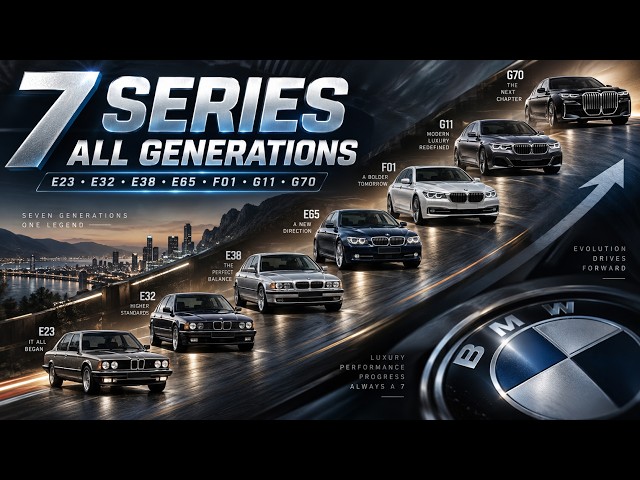 BMW 7 Series Evolution: E23 to G70 | Every Generation Explained