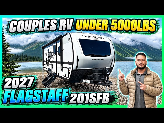 2027 FLAGSTAFF E-PRO 201SFB TRAVEL TRAILER UNDER 5000LBS GVWR FOR A COUPLE. 21FT COMPACT BEAST!