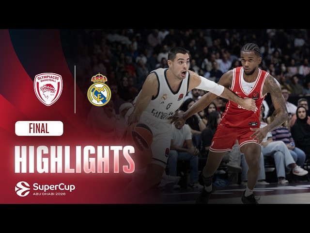 A FINAL TO REMEMBER! | Real Madrid vs Olympiacos | Euroleague Basketball SuperCup