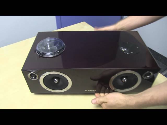 Samsung DA-E750 Wireless Speakers with Dock iPod iPhone Galaxy S2 S3 Unboxing & Test Linus Tech Tips
