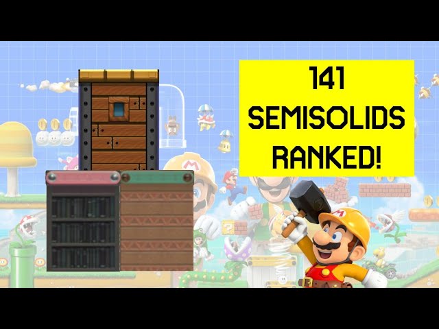 Ranking all 141 Semisolids in Super Mario Maker 2!