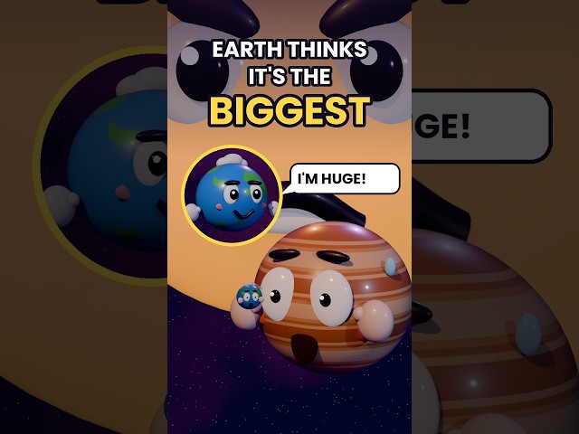 Earth thinks it's the BIGGEST planet 😤
