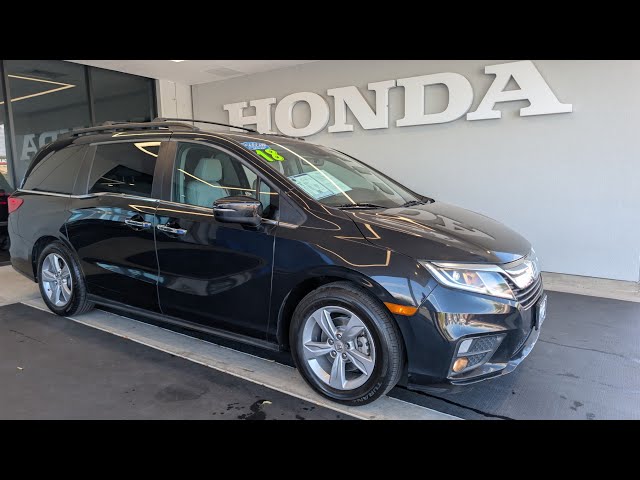2018 Honda Odyssey EX-L w/Nav Entertainment System Crystal Black Pearl 237057TU