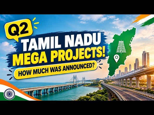 PM Modi Unveils ₹13,000 Crore Projects in Tamil Nadu | Current Affairs October 2026