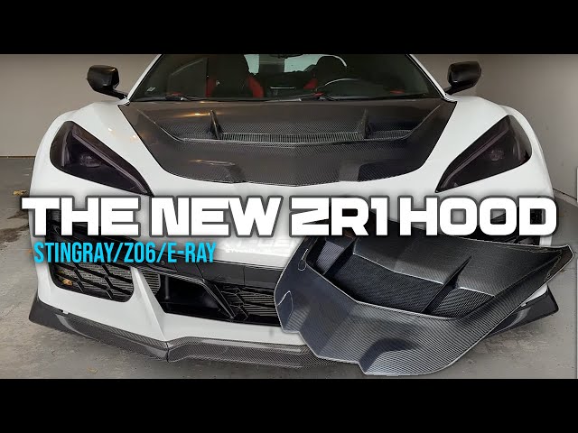 NEW C8 Corvette ZR1 Style Carbon Hood by Next-Gen Speed  #c8 #corvette #zr1hood #zr1