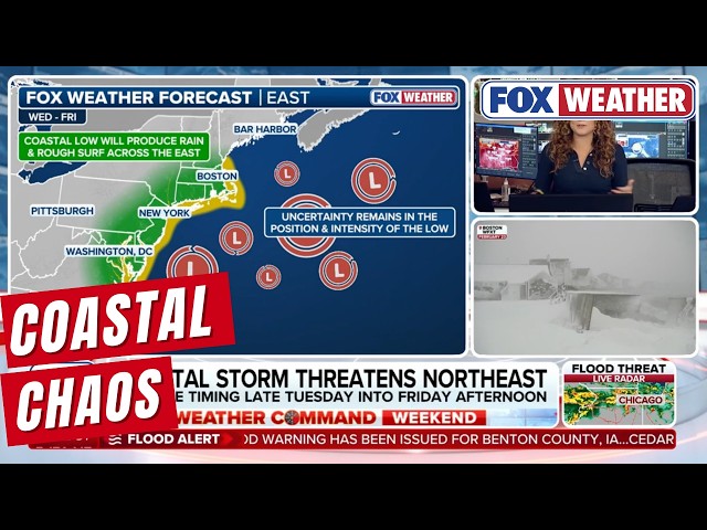 Potentially Dangerous Coastal Storm Threatening the Northeast This Week