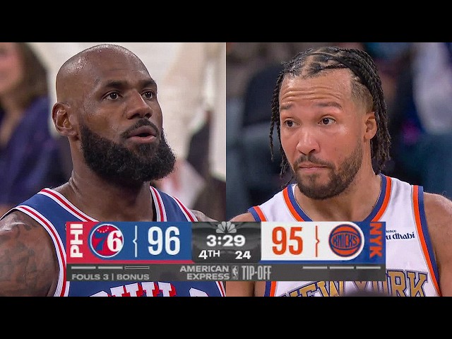 Final 5:58 ELECTRIC Ending Knicks vs 76ers | October 20, 2026