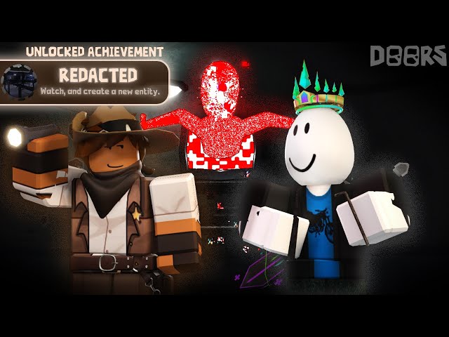 GETTING THE *REDACTED* BADGE IN [ROBLOX] DOORS (w/ @eggmanxdd)