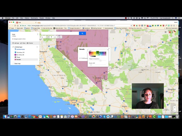 Google My Maps Part 3: Lines and Shapes