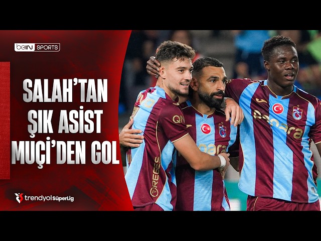 Classy Finish from Muçi Following Mohamed Salah's Assist! | Trendyol Süper Lig