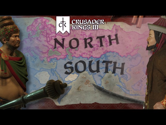 North vs South Timelapse in CK3