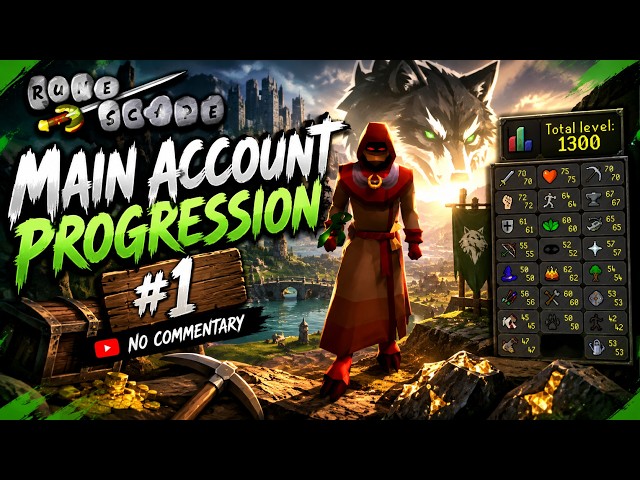 OSRS Main Account Progression #1 | No Commentary
