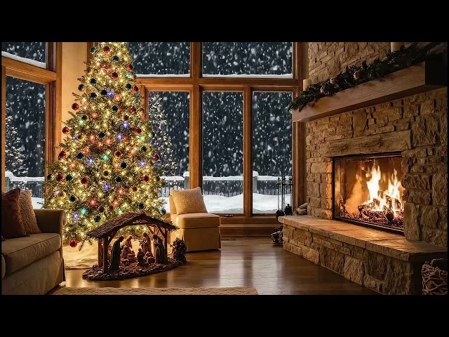 🎄 24/7 Christmas Music Live Stream — Relaxing Holiday Music, Cozy Winter Ambience