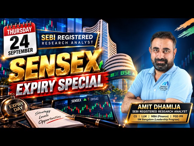 🔴LIVE Sensex Expiry Setup Alert! Big Warning for Nifty Traders | FII DII Data Reveals Something Big