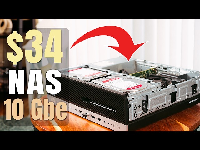I Built a 10GbE NAS on a $34 Computer! (DIY Budget TrueNAS)