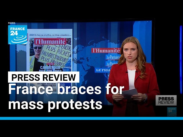 France to witness a 'crossroads of anger' as mass protests expected on Saturday • FRANCE 24