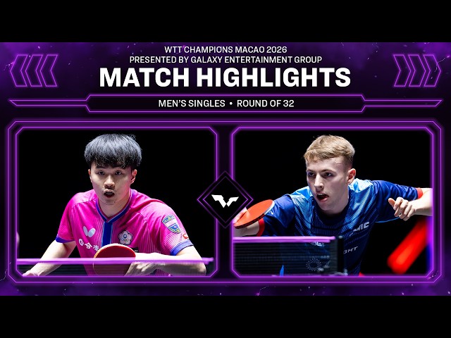 Lin Yun-Ju vs Flavien Coton | MS R32 | #WTTMacao 2026
