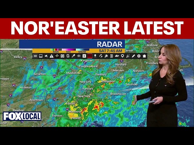 NYC weather: Nor'easter brings coastal flood warnings and 60 mph wind gusts