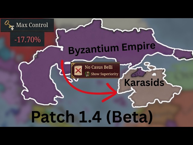 I Tried Byzantium in EU5’s 1.4 Open Beta