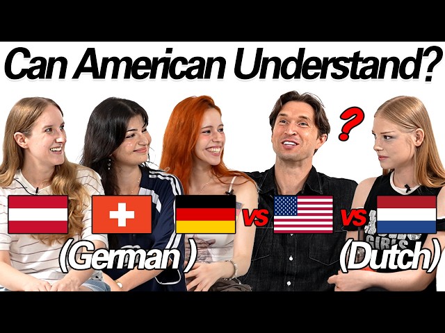 How Similar Are Germanic Languages? | Can American Understand German & Dutch?